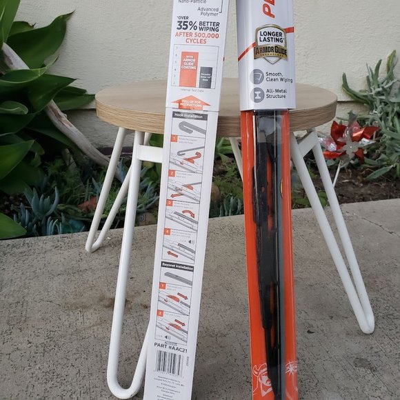New 21" Windshield wipers SET OF 2 All Metal Structure $20 for Both Auto supply - Picture 6 of 7